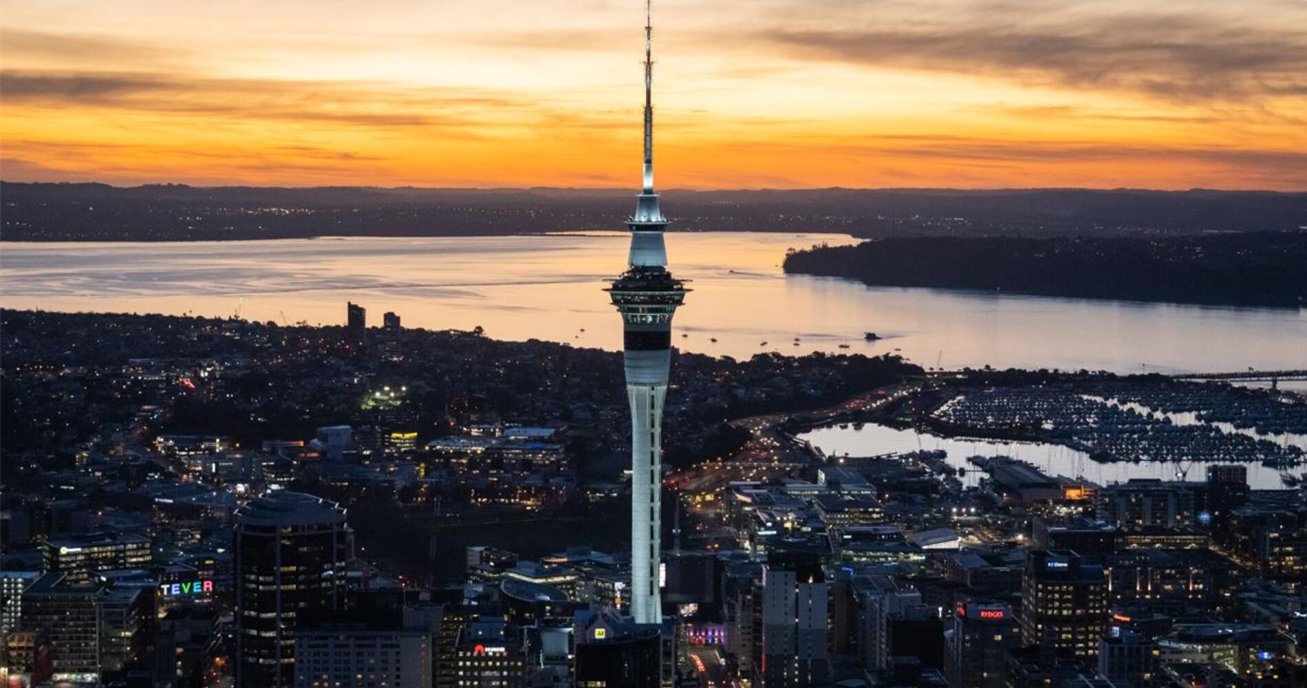 Waitomo Glowworm Caves and Auckland Sky Tower